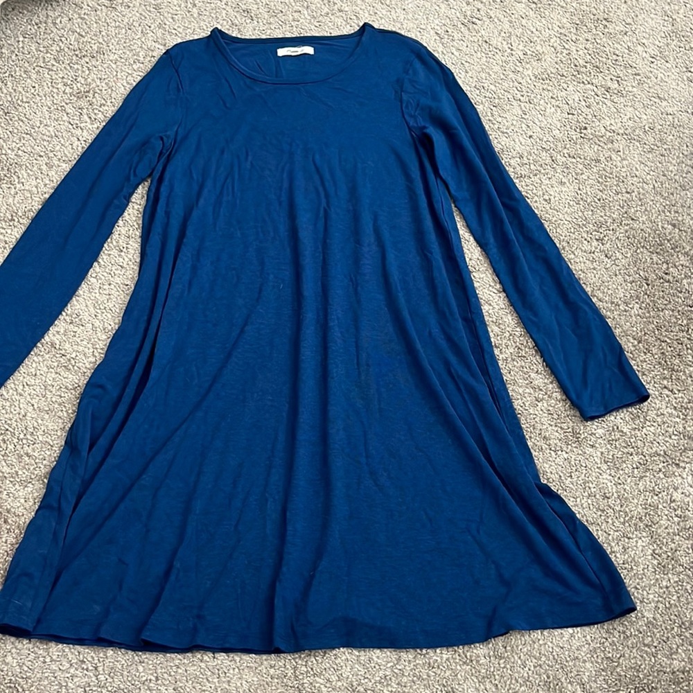 Madewell Long Sleeve Tshirt Dress